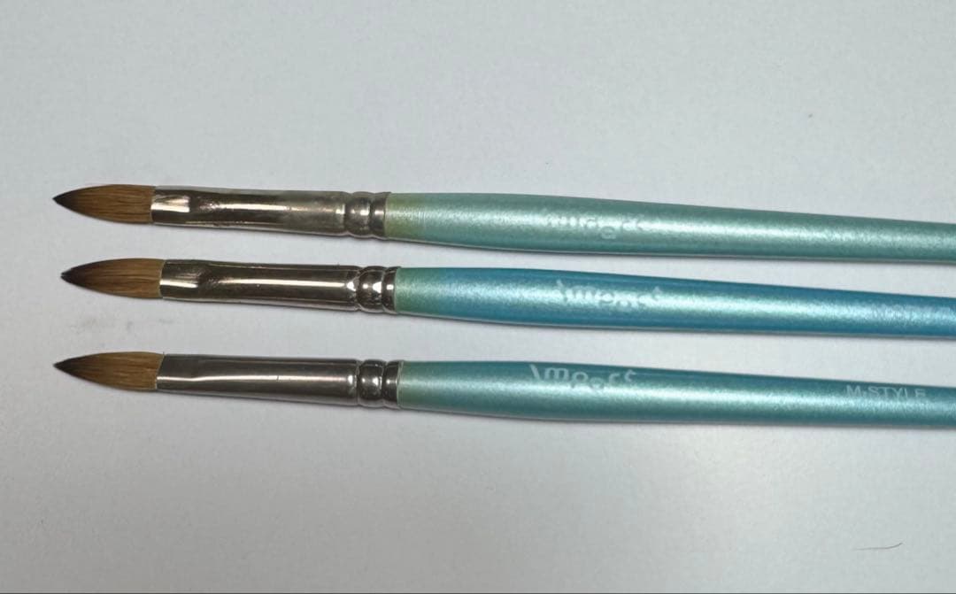 アクリルスカルプチュアブラシ　Impact M-STYLE 3本セット