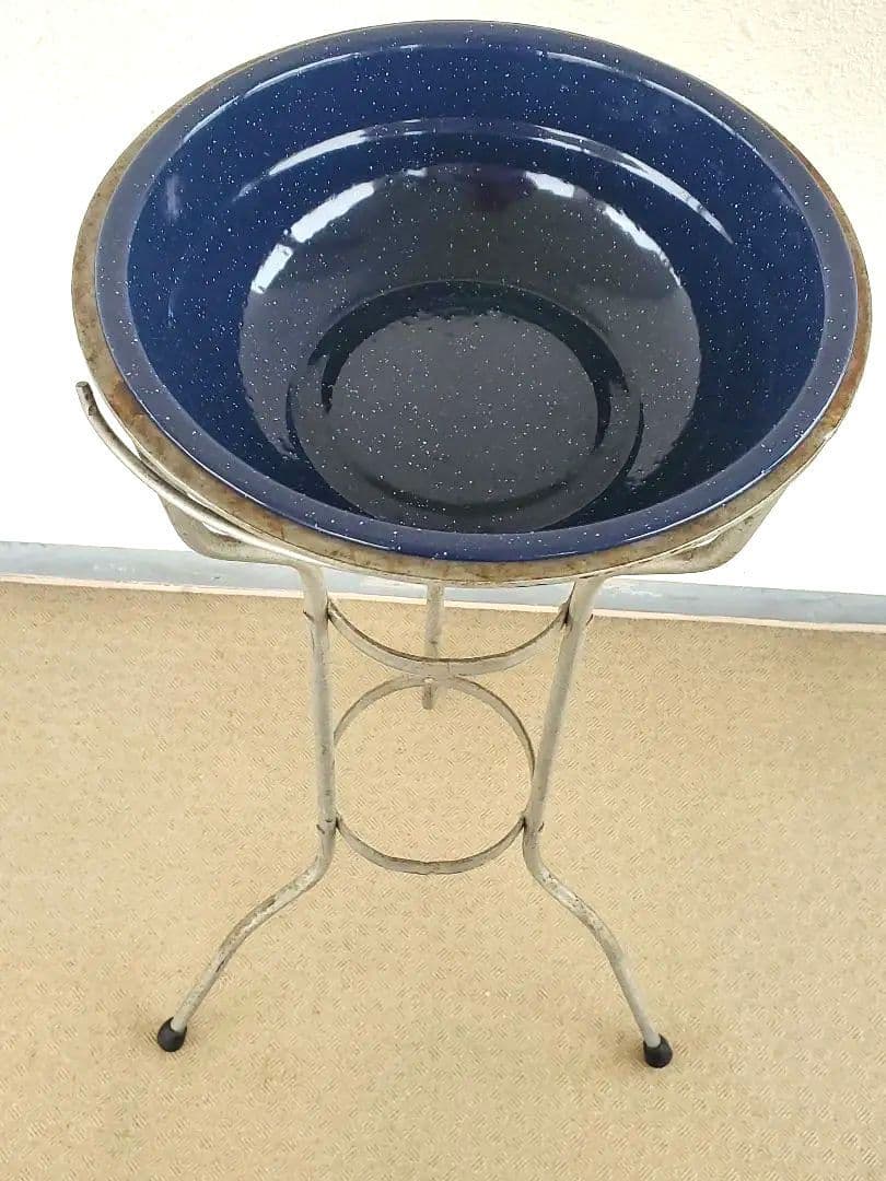 梅子さま専用手洗いスタンド琺瑯　ウォッシュタブ