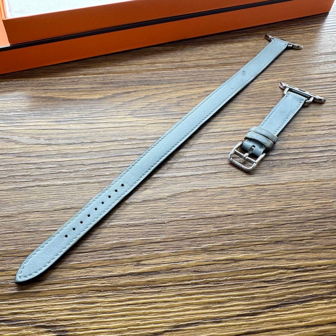 2801 Apple Watch エルメス　ブルーラン　ドゥブルトゥール　二重