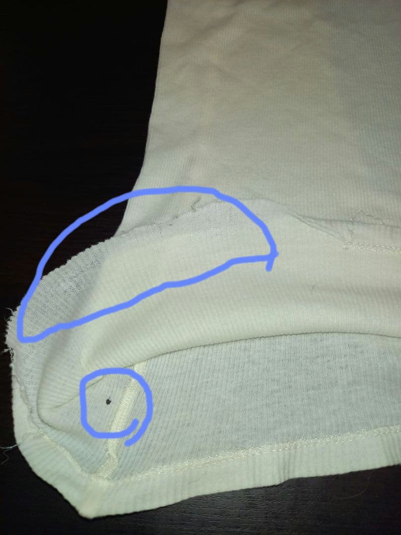 アイボリー タンクトップ サイズ0 コットン100%