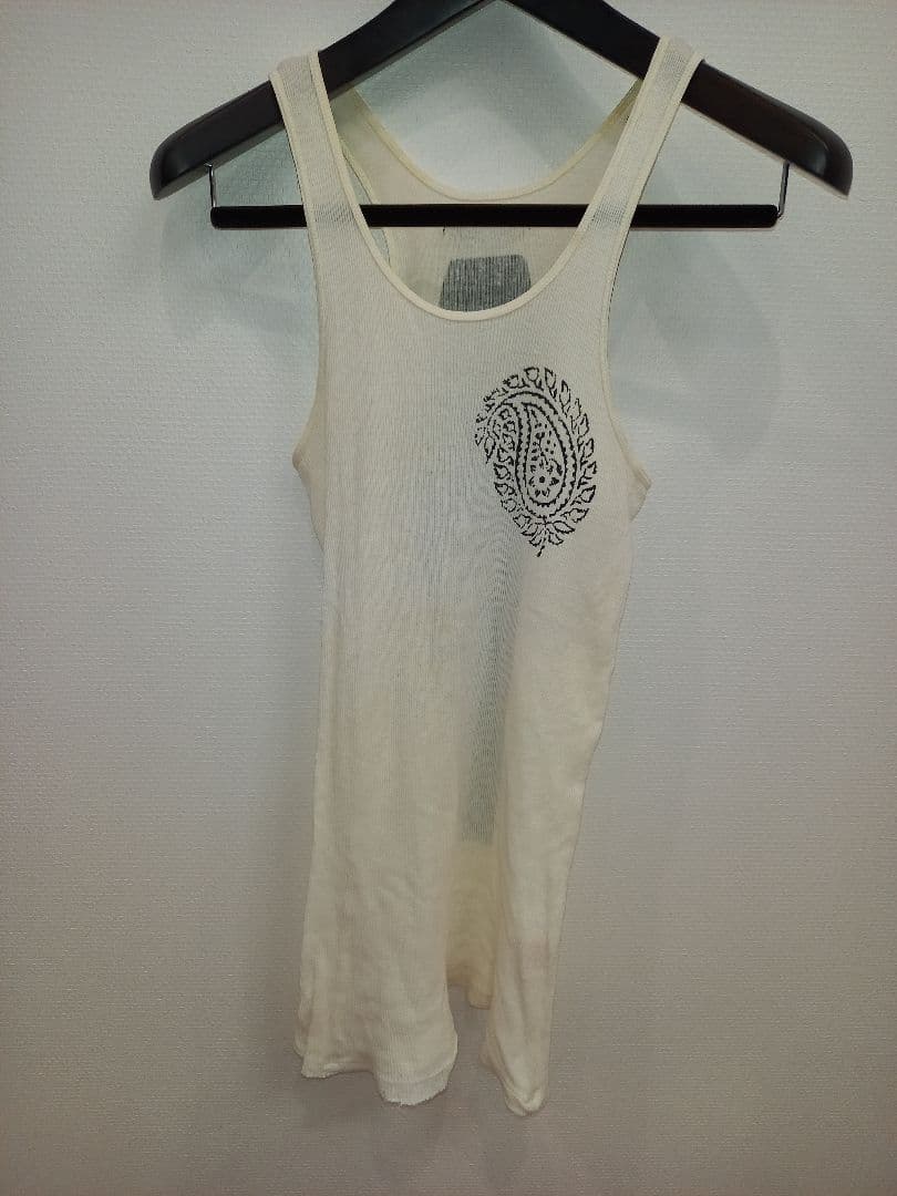 アイボリー タンクトップ サイズ0 コットン100%
