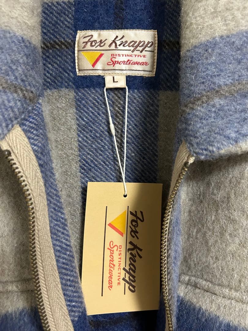 新品別注フォックスナップシャギーCPOJK マッキーノビームスウールリッチRRL