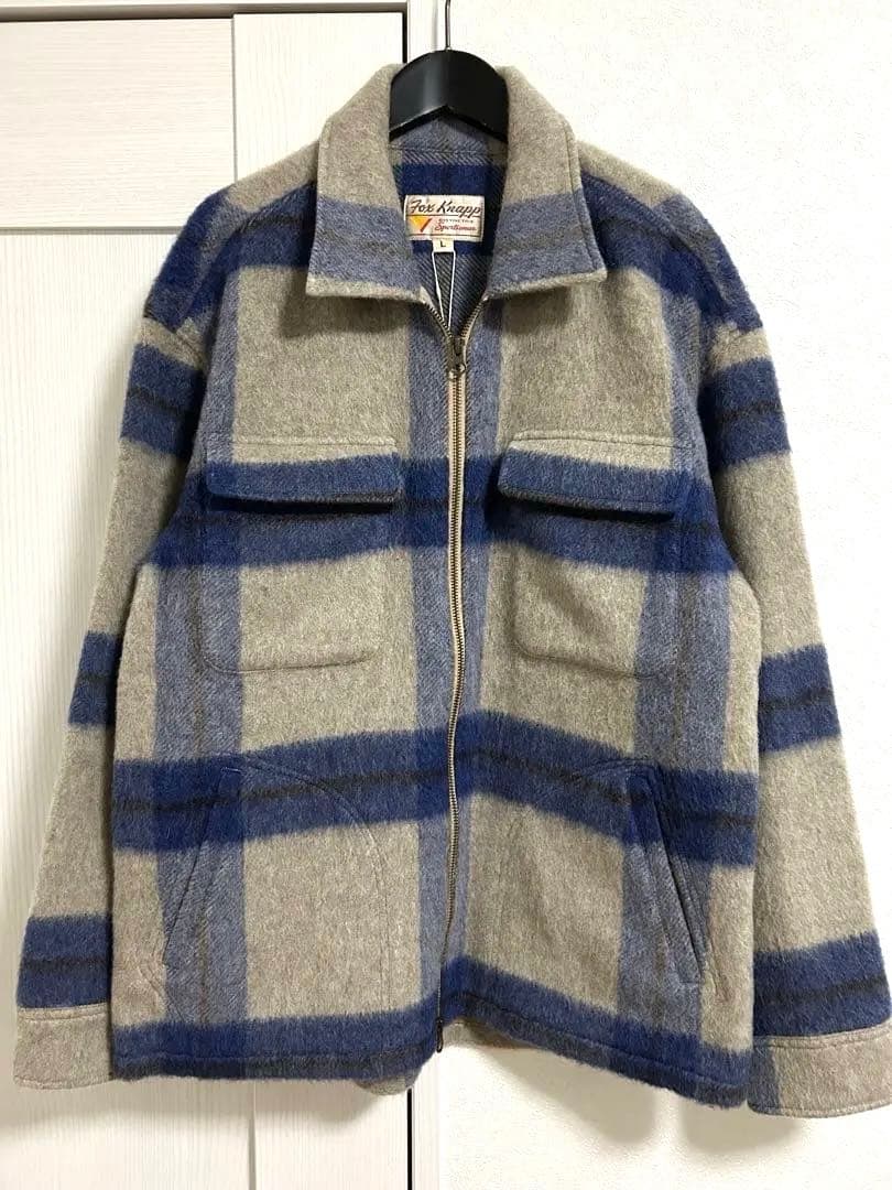 新品別注フォックスナップシャギーCPOJK マッキーノビームスウールリッチRRL