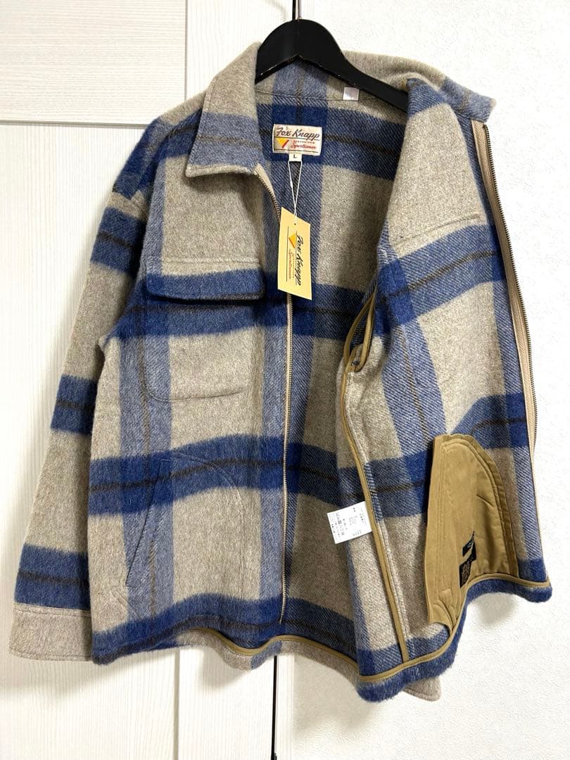 新品別注フォックスナップシャギーCPOJK マッキーノビームスウールリッチRRL