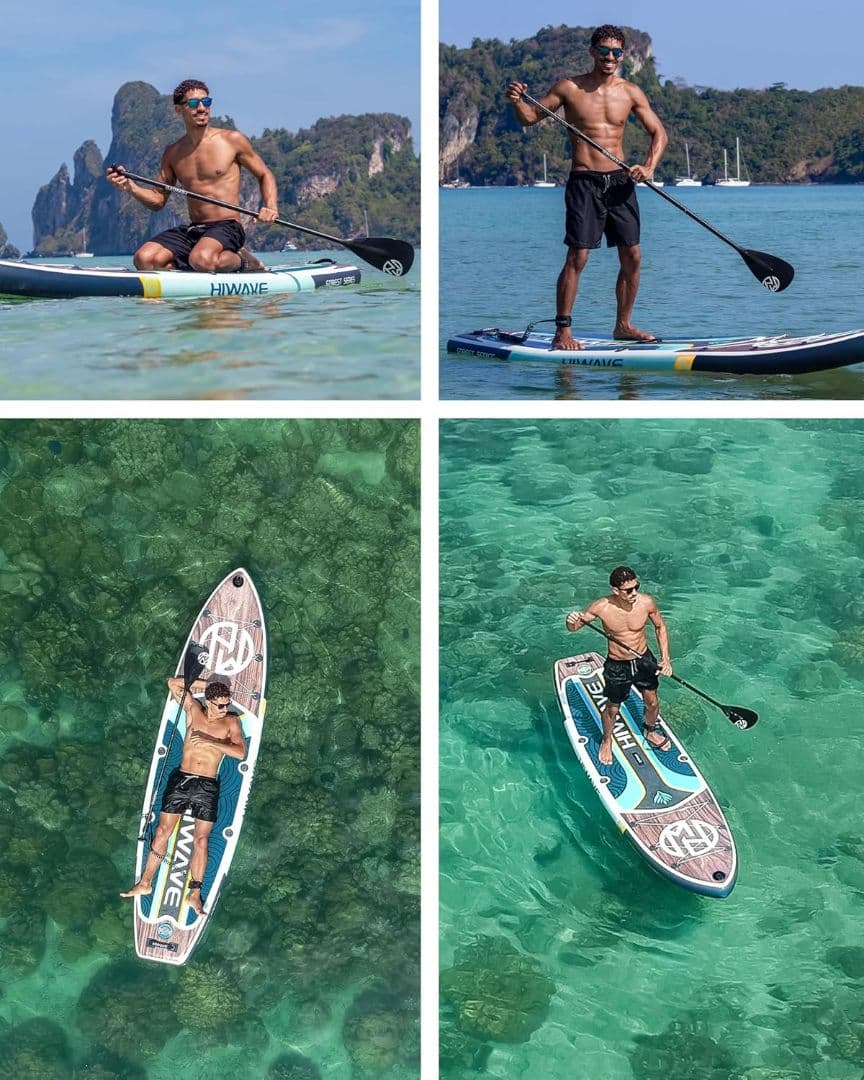 HiwaveSUPボード空気注入式スタンドアップパドルボード。
