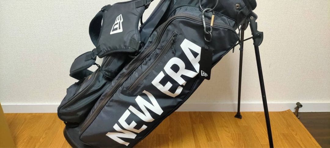 NEWERA ニューエラ ゴルフ キャディバッグ スタンド式 ヘッドカバー付き