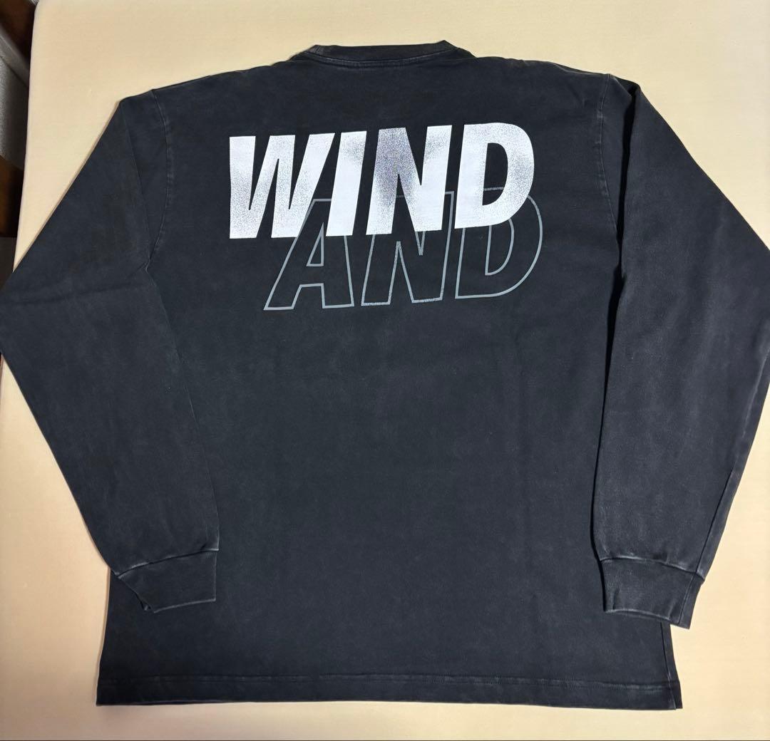 SEA WIND AND ブラック長袖カットソー