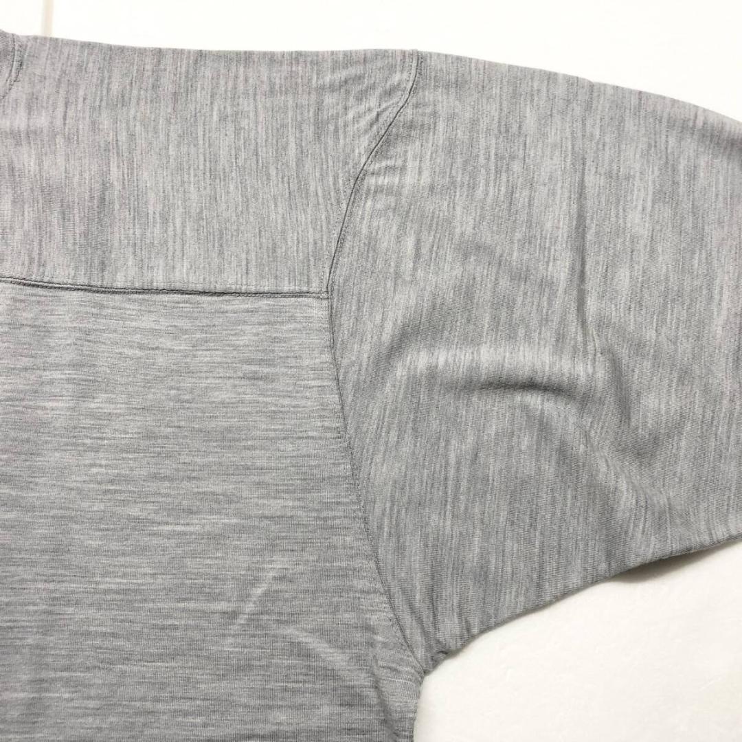 ○★新品未使用　nanamica　メリノウールフットボールシャツ　L　グレー