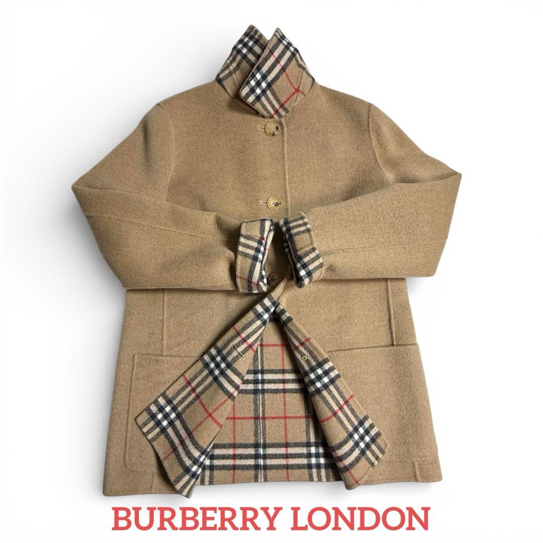 【フォロー割済み】バーバリーロンドン コート ウール90%カシミア10%