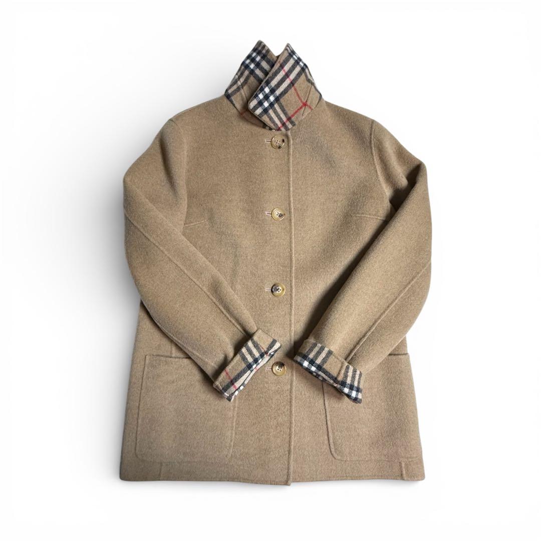 【フォロー割済み】バーバリーロンドン コート ウール90%カシミア10%