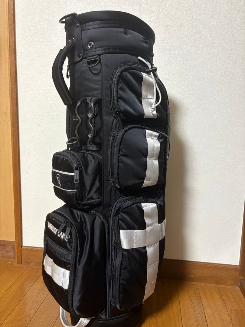 BRIEFING CR-6 キャディバッグ ブラック/シルバー【限定色】おまけ付