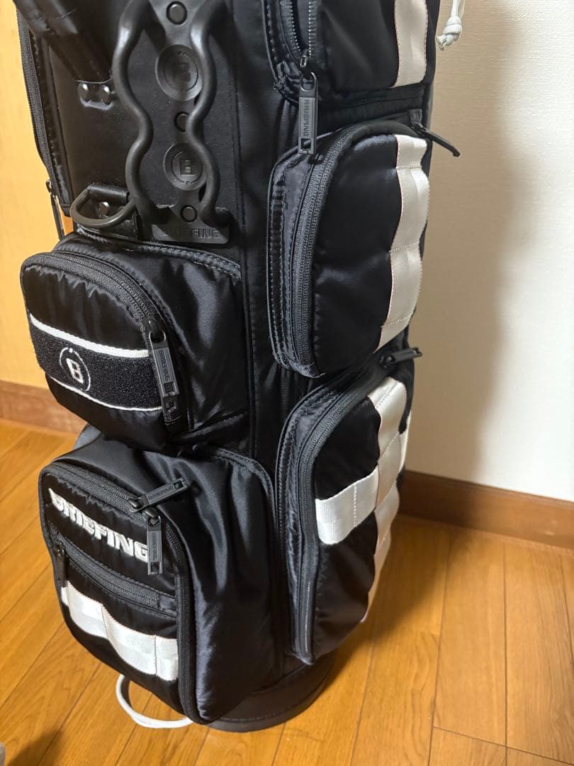 BRIEFING CR-6 キャディバッグ ブラック/シルバー【限定色】おまけ付