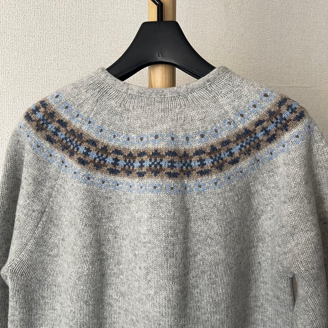 未使用 マドモアゼルノンノン 日本製 ニットコート ウール パパス