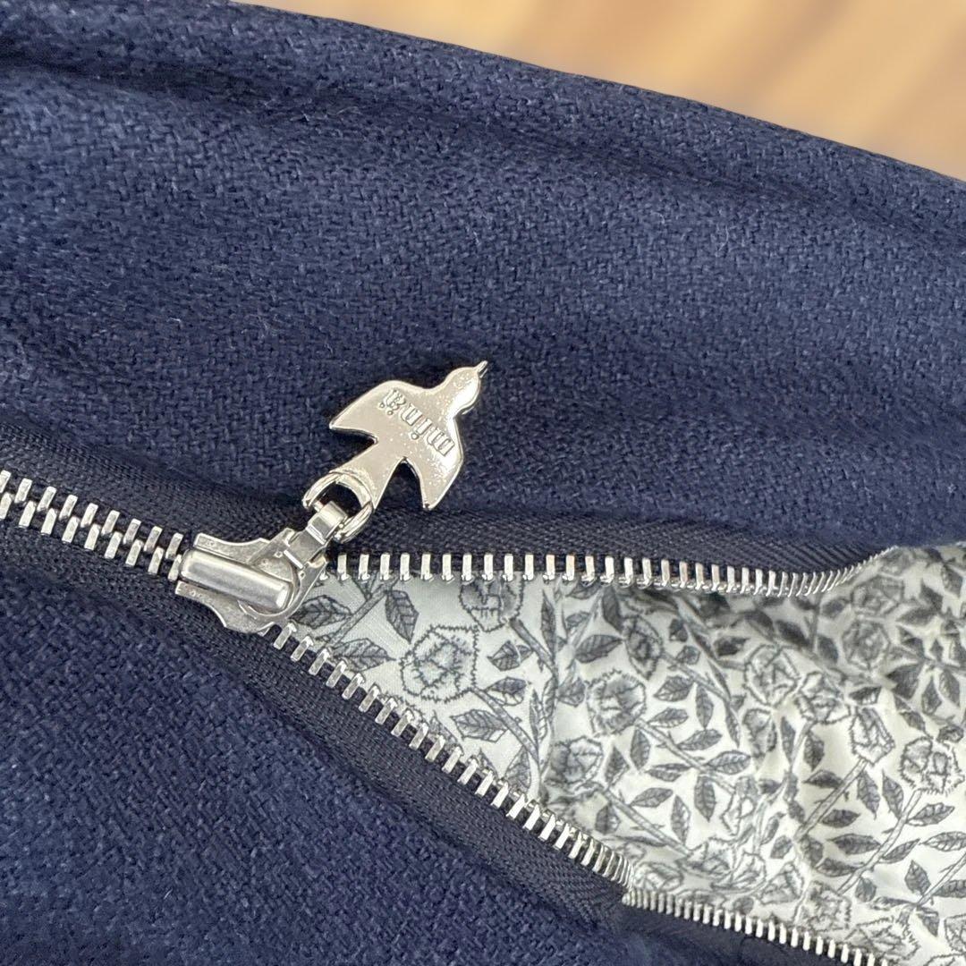 minä perhonen ウサギ刺繍 ショルダーバッグ　ポンピア