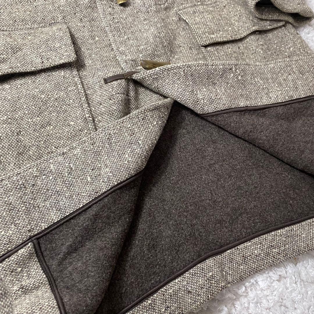 【高級✨】MONTGOMERY ツイード生地 ダッフルコート イングランド製