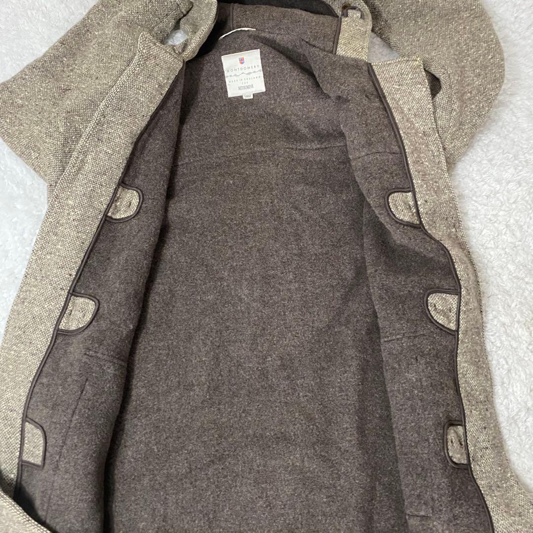 【高級✨】MONTGOMERY ツイード生地 ダッフルコート イングランド製