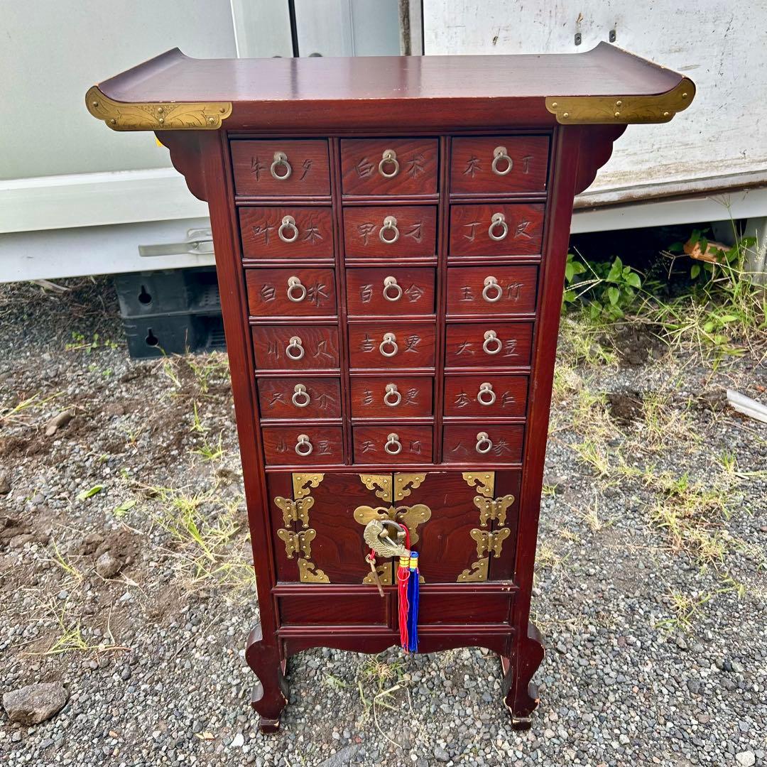 東洋家具 韓国 19引き出し　薬箪笥　アポセカリーチェスト　木製