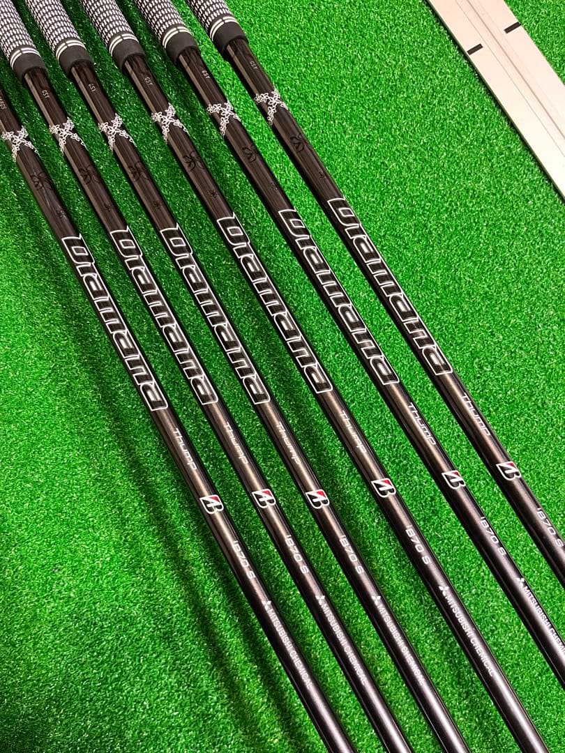 美品　ブリヂストン 242CB+ 5〜P 6本 Diamana iB70 S