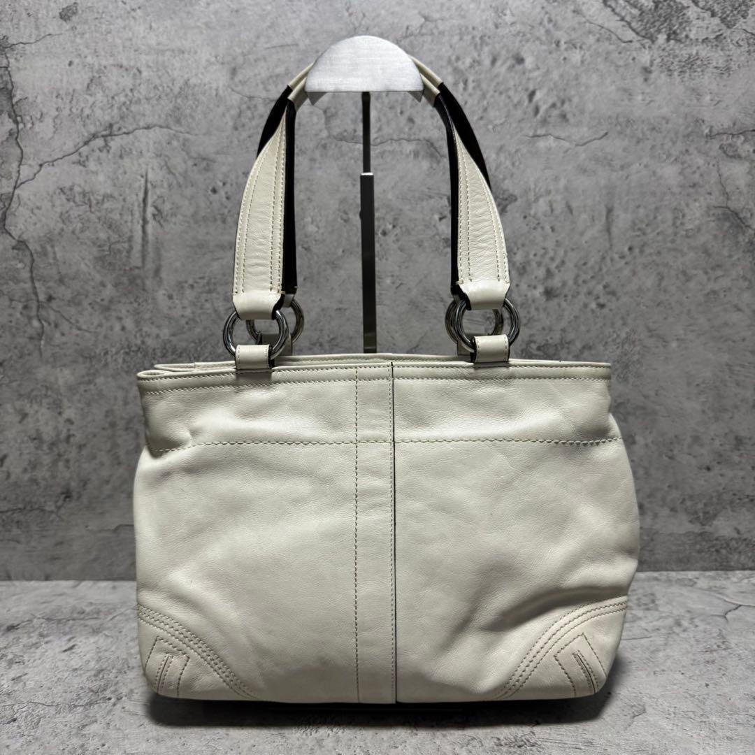 美品✨️Coach Soho Leather Boston Bag WH