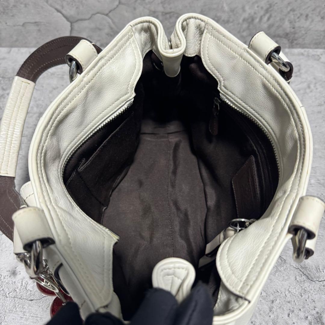 美品✨️Coach Soho Leather Boston Bag WH