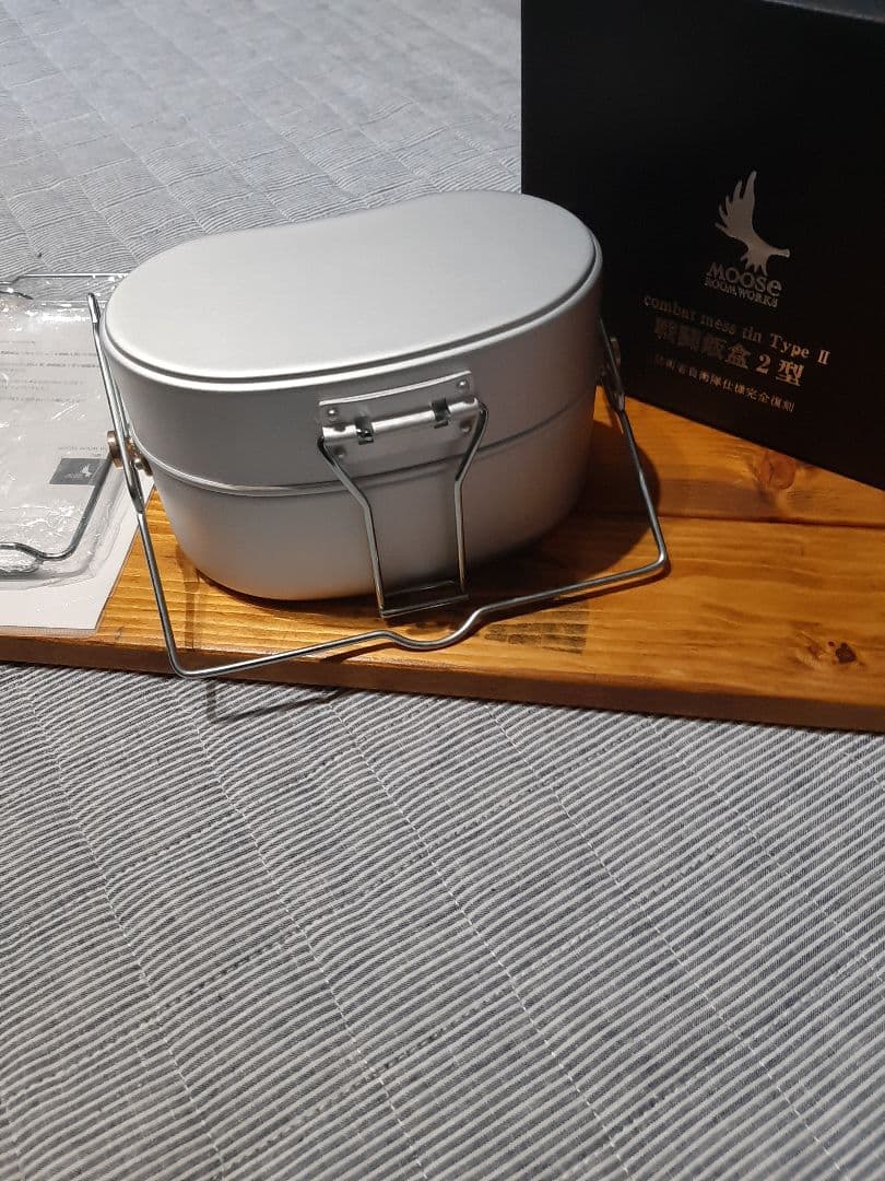 新品 MOOSE ROOM WORKS 戦闘飯盒2型 シルバー（完全復刻)