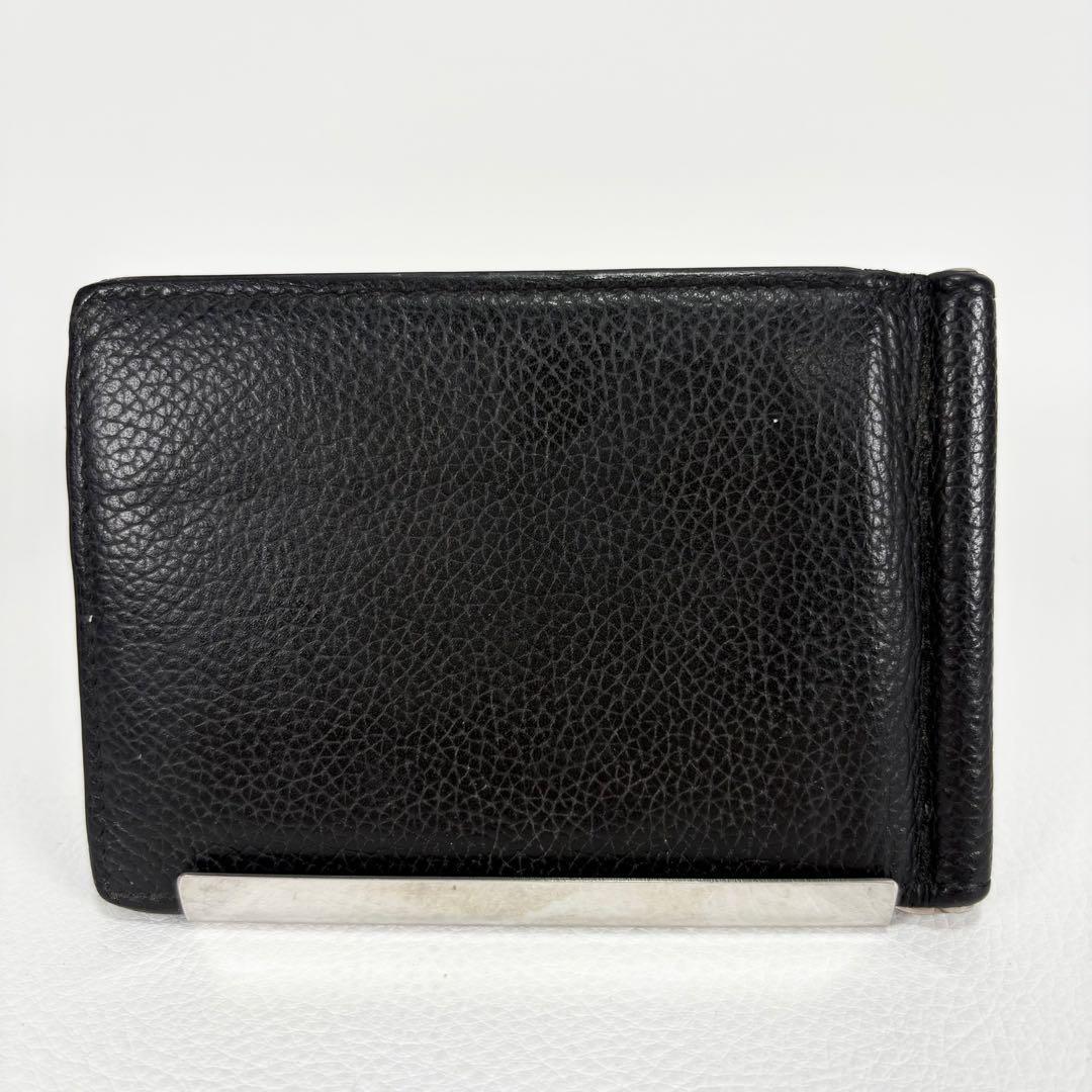 美品⭐️バレンシアガ 2つ折り財布 マネークリップ レザー ブラック