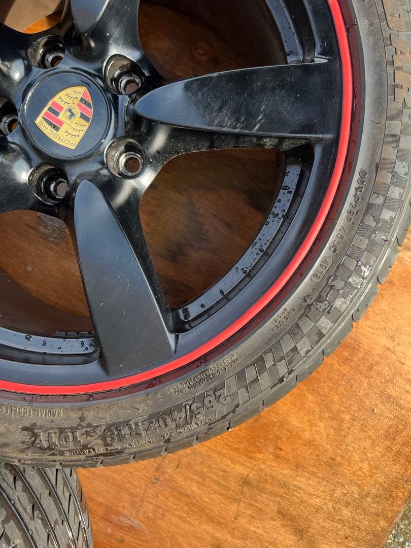 ポルシェ 987 ケイマン 純正 ホイール4本