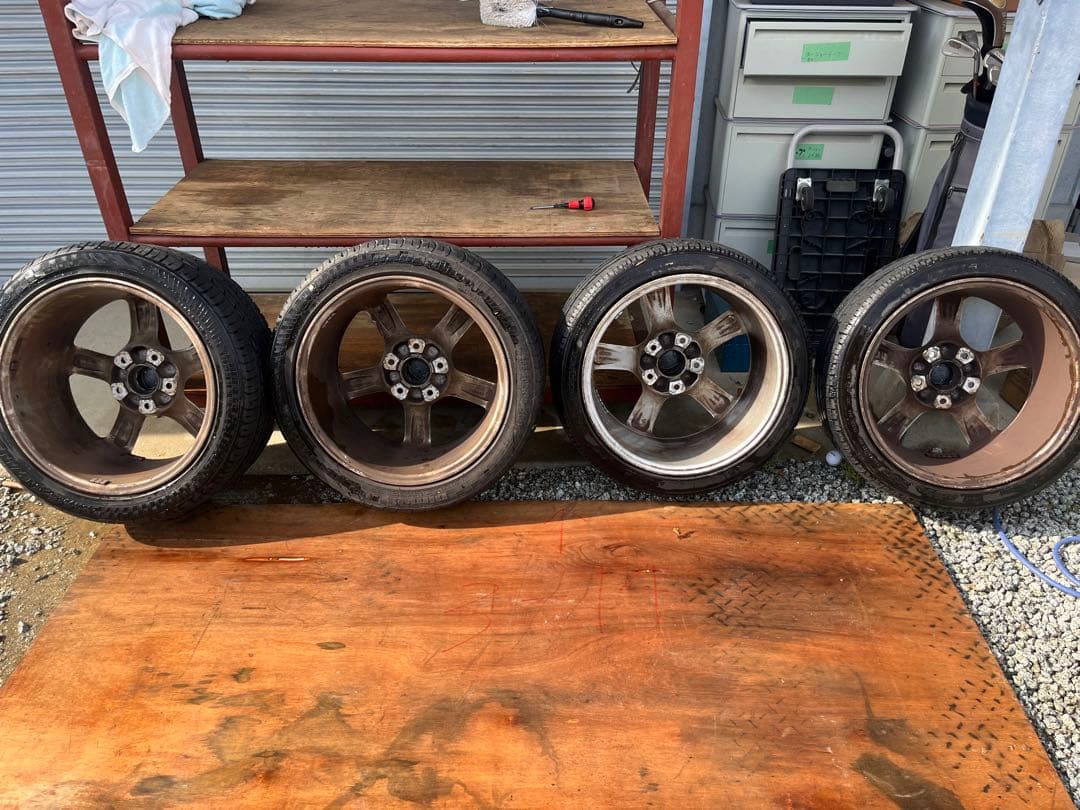 ポルシェ 987 ケイマン 純正 ホイール4本