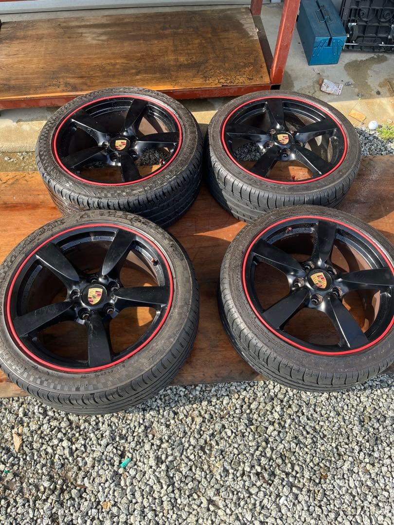 ポルシェ 987 ケイマン 純正 ホイール4本