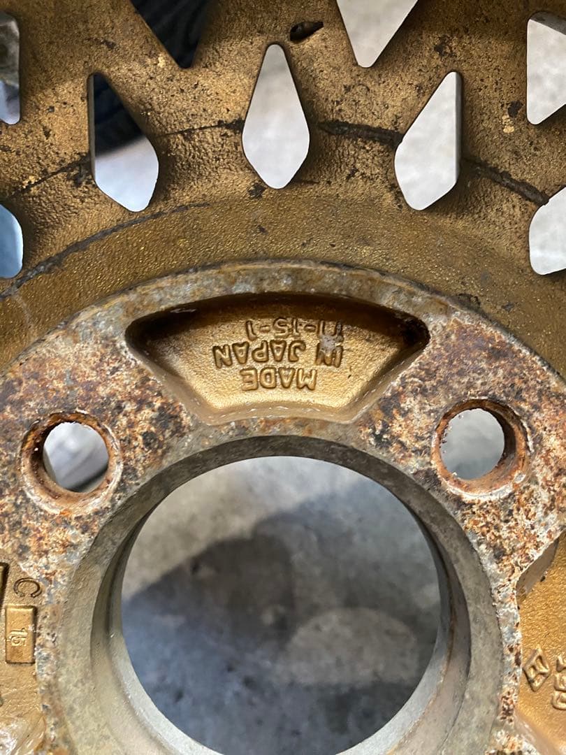 胡*蘭様 メッシュホイール　114.3 4穴 6.5j 15インチ 旧車 当時物