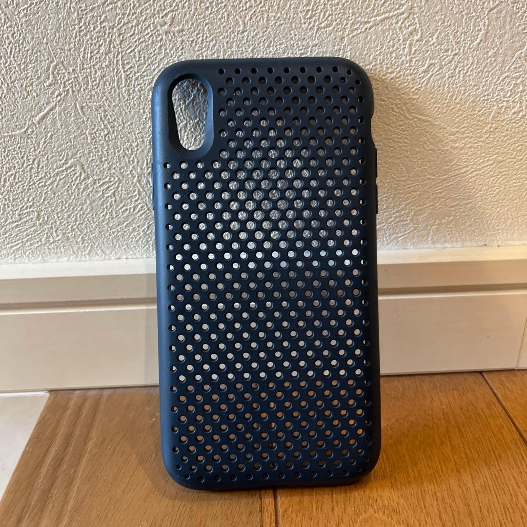 iPhone XR 用 ネイビーケースとiPhone XR イエロー126G