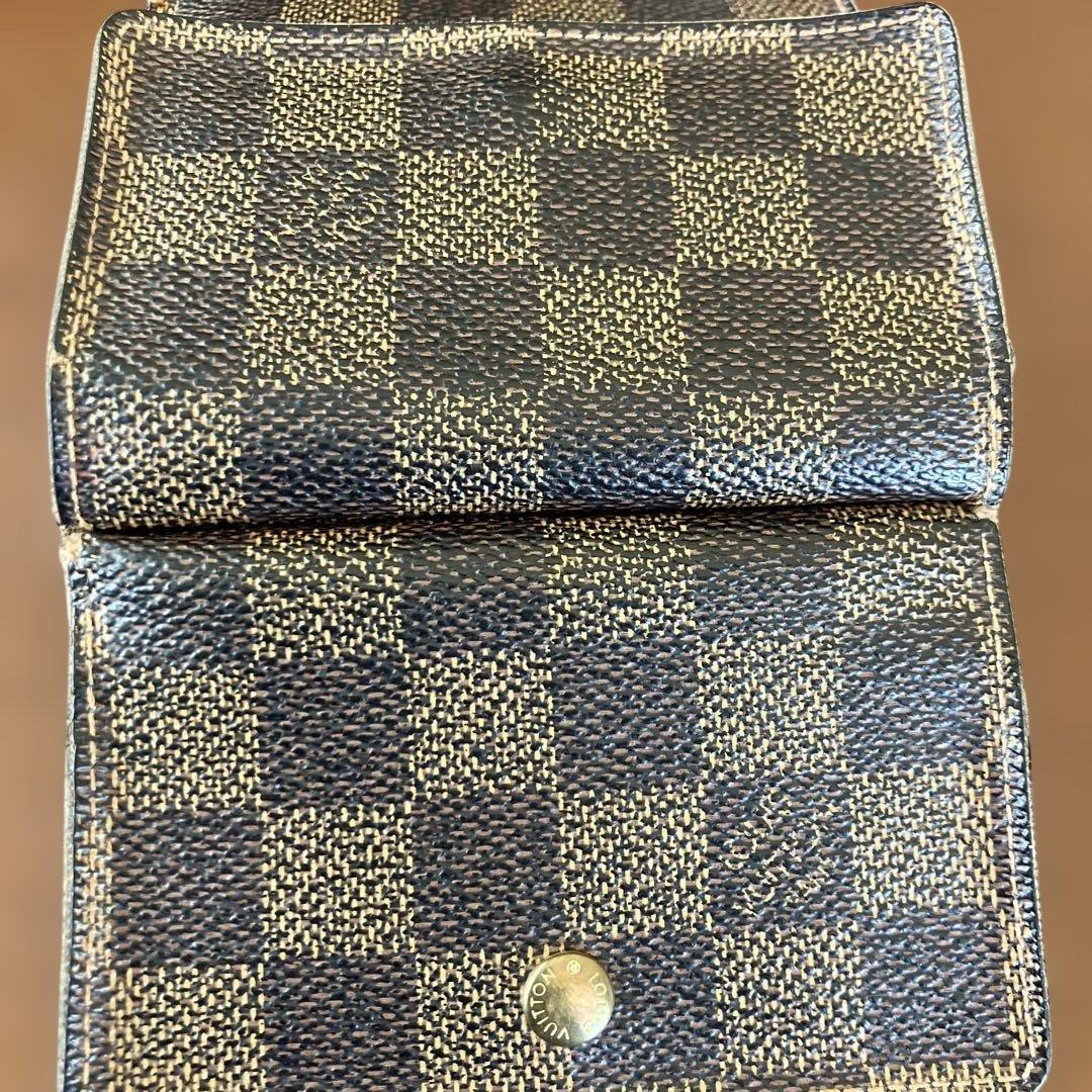 Louis Vuitton ダミエ 二つ折り財布 箱付き
