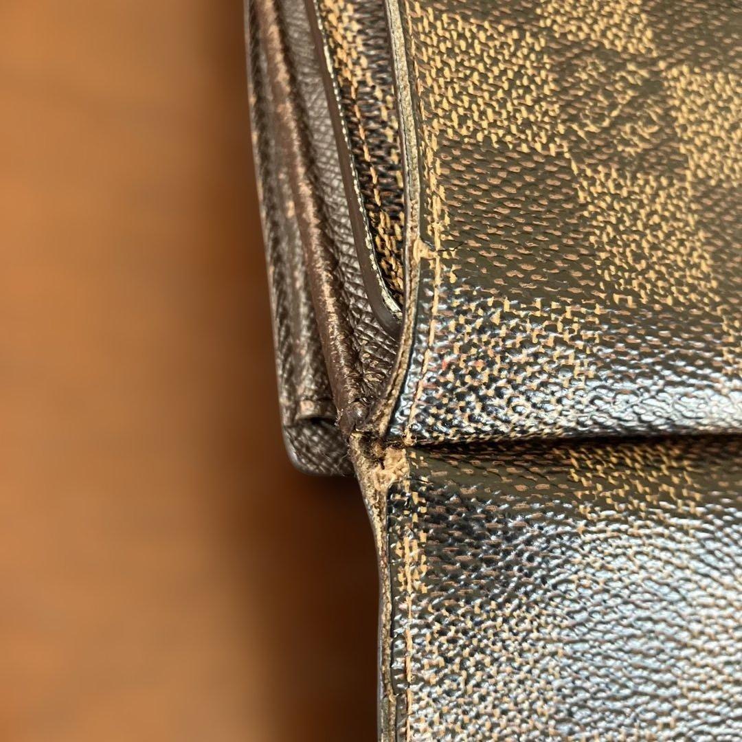 Louis Vuitton ダミエ 二つ折り財布 箱付き