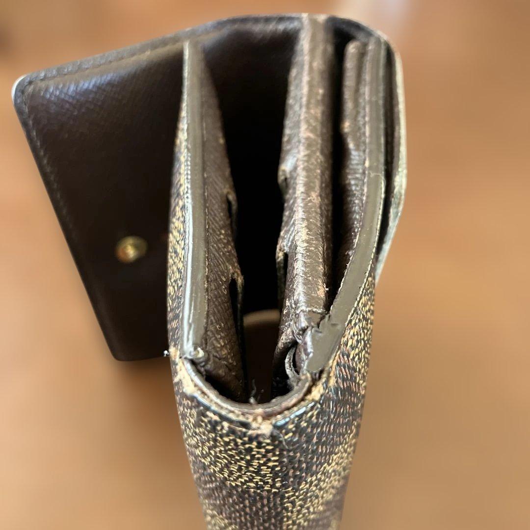 Louis Vuitton ダミエ 二つ折り財布 箱付き