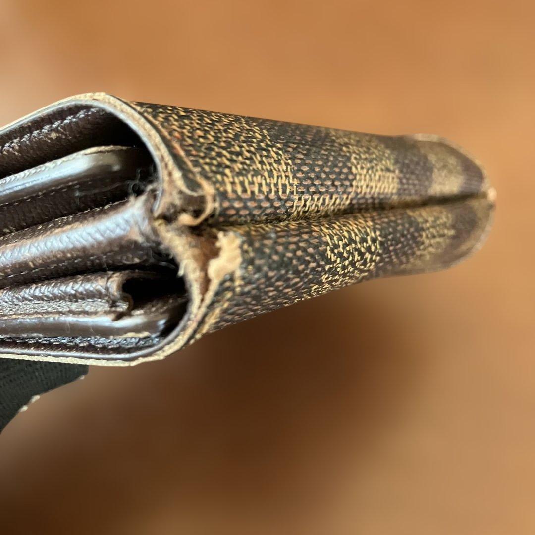 Louis Vuitton ダミエ 二つ折り財布 箱付き