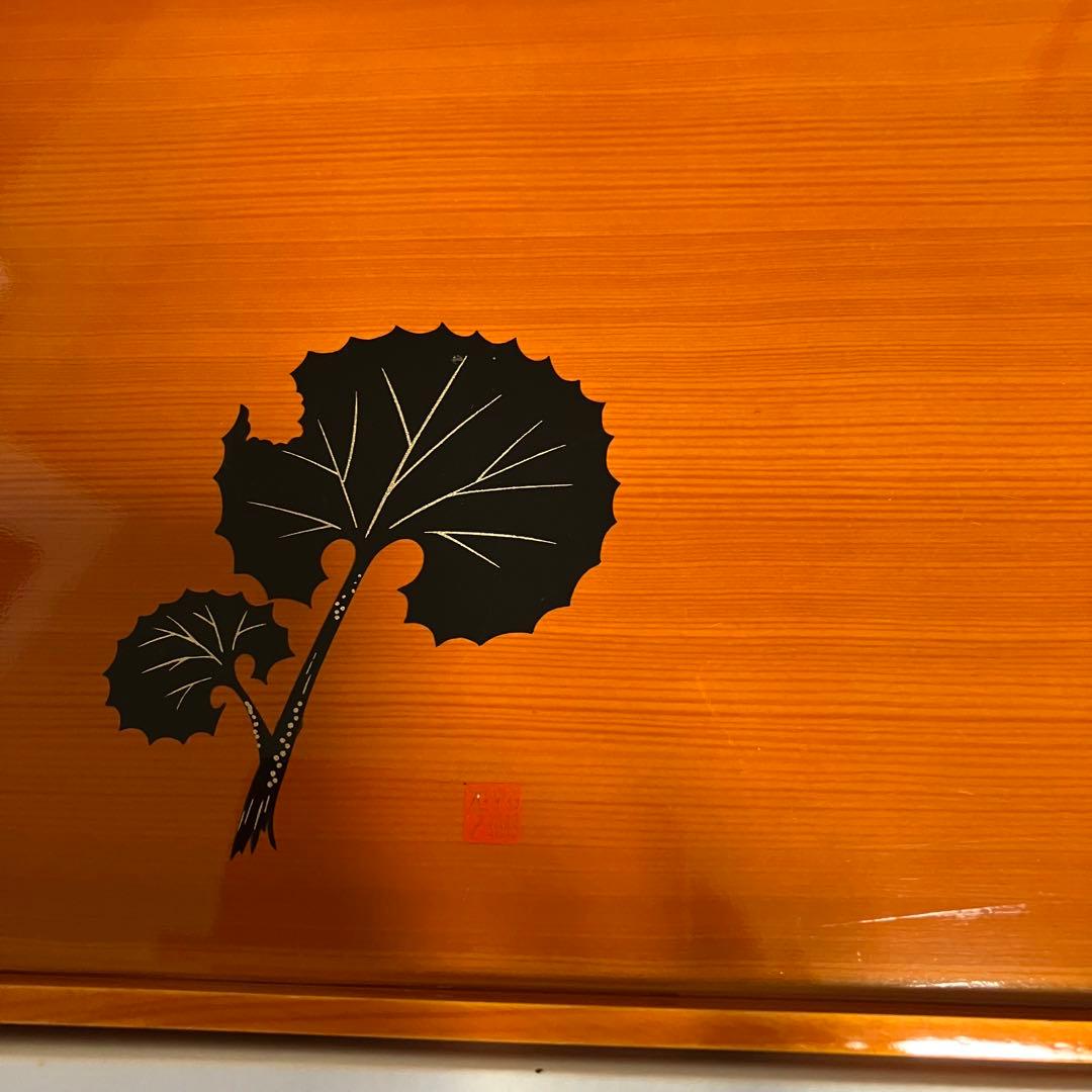 春慶塗り茶懐石盆八枚