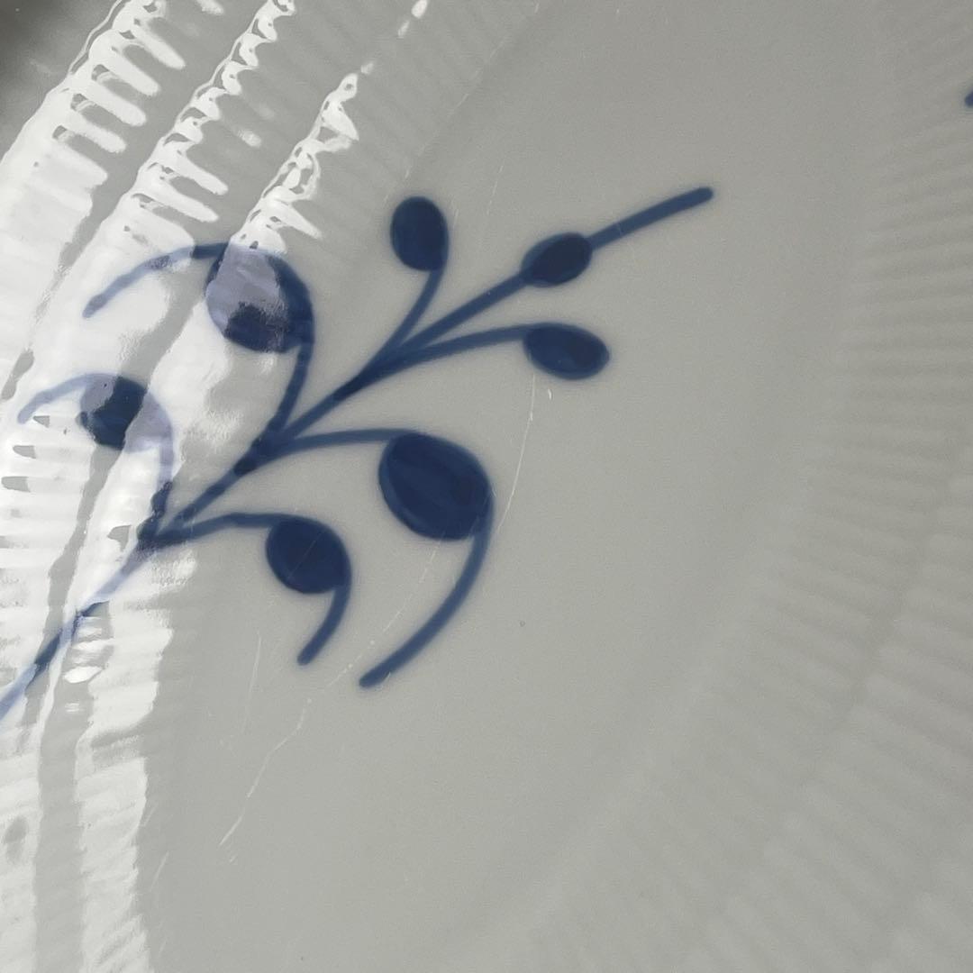 ロイヤルコペンハーゲンブルーフルーテッド メガ オーバルディッシュ 28cm5枚