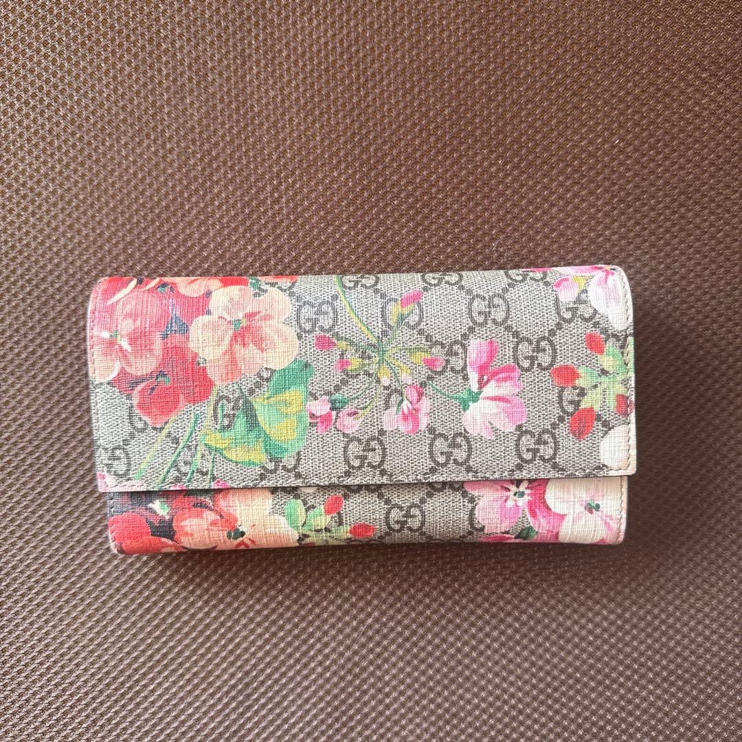 GUCCI 花柄長財布