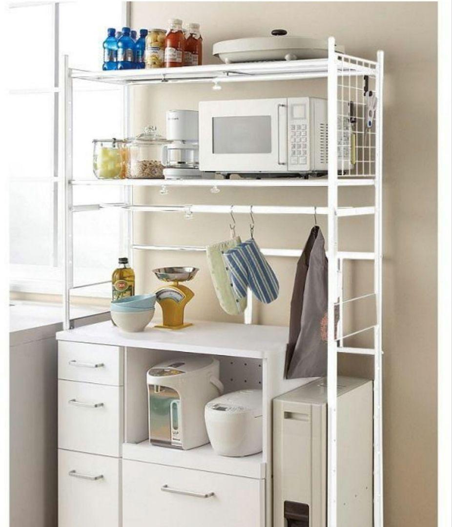 SALE 古着屋 ワードローブ 棚位置を自由自在 ハンガーラック