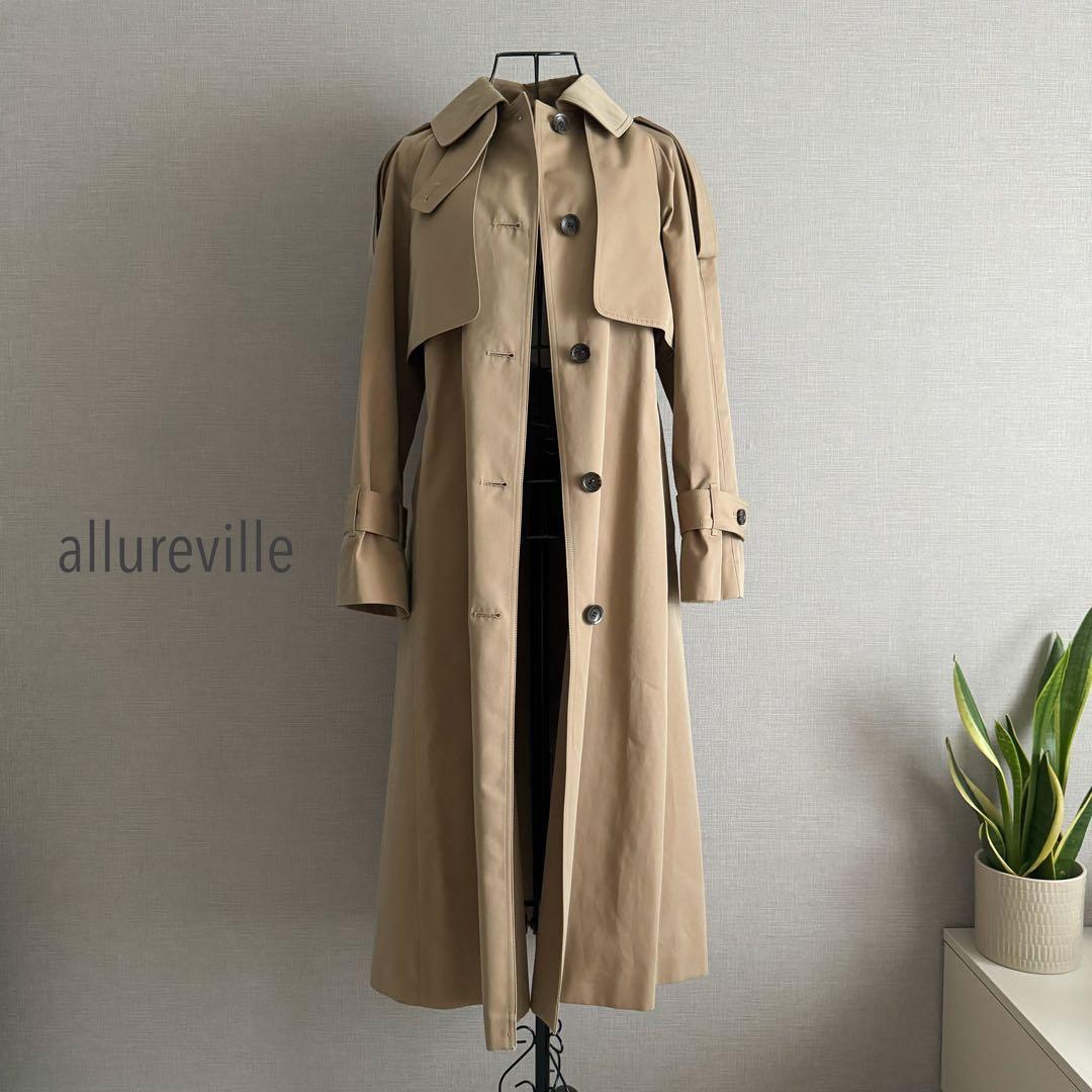 美品◆定価11万◇allureville アルアバイル　ジオベトレンチコート