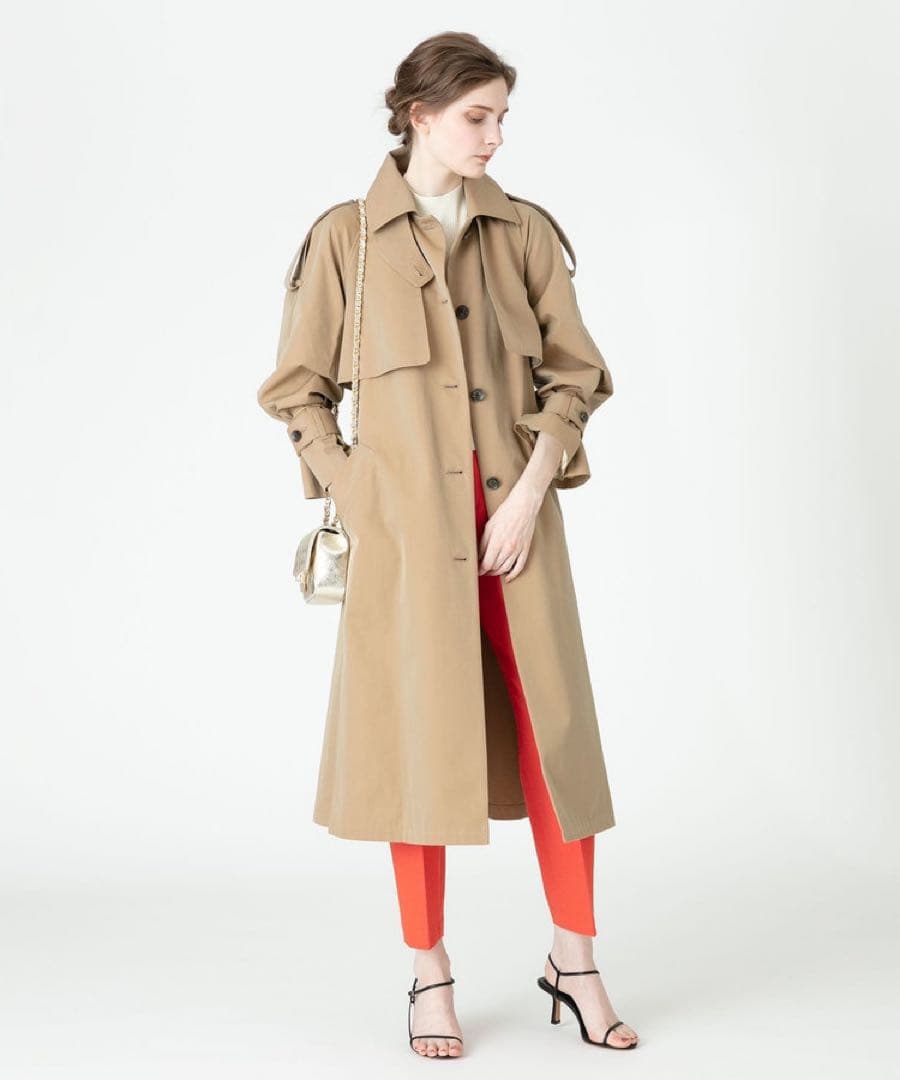 美品◆定価11万◇allureville アルアバイル　ジオベトレンチコート