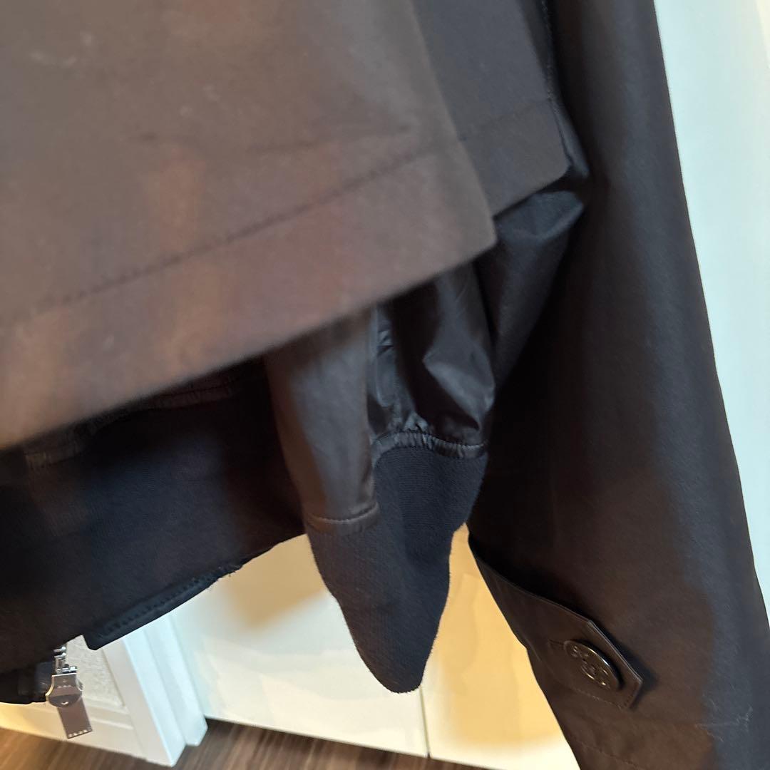 sacai 超美品　ショートトレンチ　黒