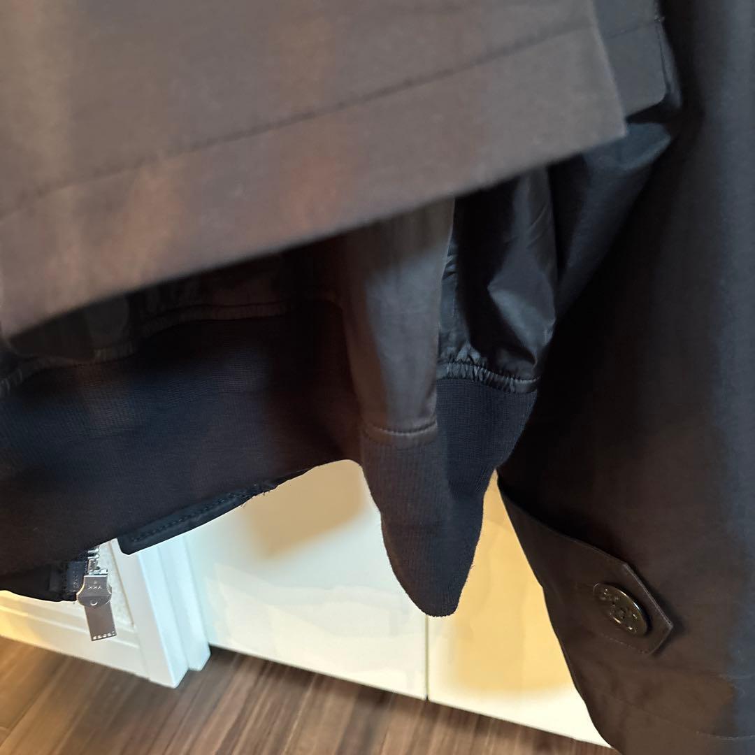 sacai 超美品　ショートトレンチ　黒