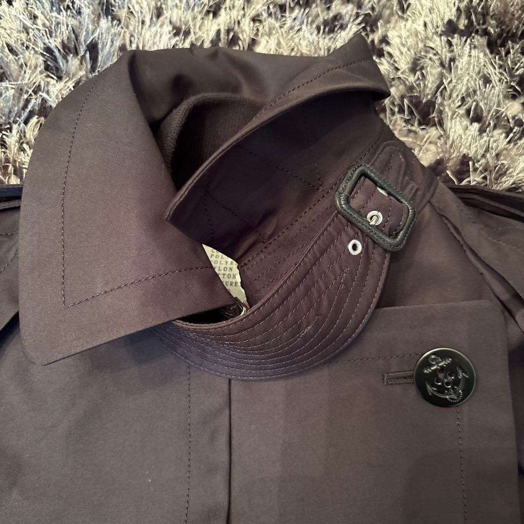 sacai 超美品　ショートトレンチ　黒