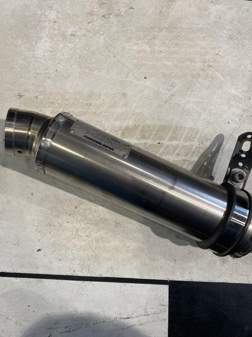 TW 225用　Amber Lights ステンレス マフラー