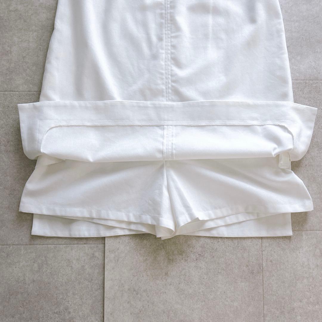 極美品✨ OMMO LINEN SHORT ALL IN ONE 白 現行