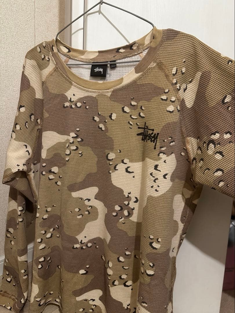 Stussy カモフラージュ リブスウェット