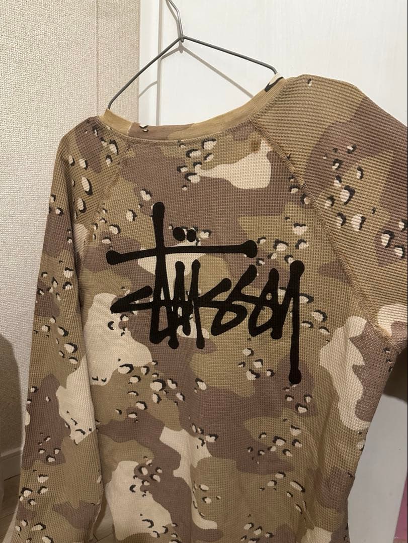 Stussy カモフラージュ リブスウェット