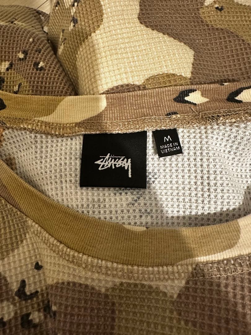 Stussy カモフラージュ リブスウェット