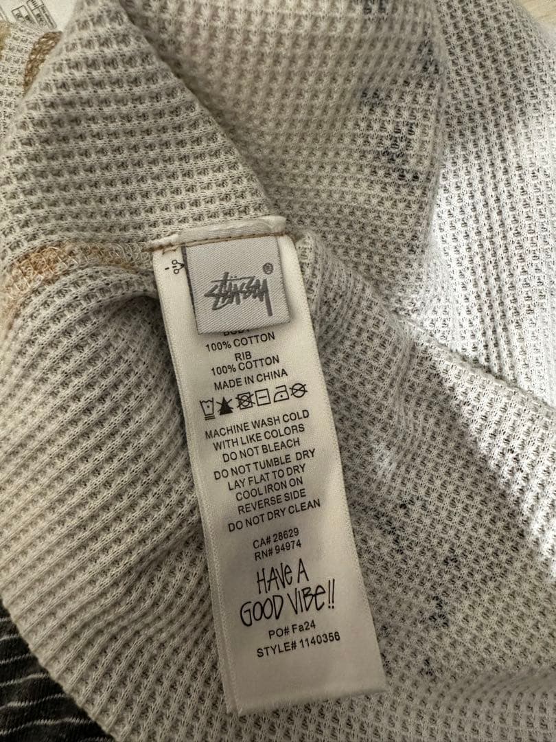 Stussy カモフラージュ リブスウェット